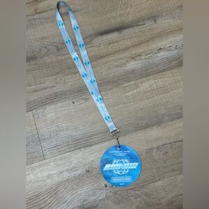 Vibe Silver and Blue Backstreet Boys Lanyard